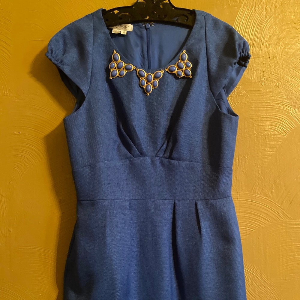 Kay Unger Blue dress